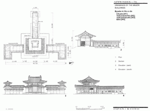 平等院鳳凰堂(設計図)