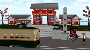 3D八坂神社(Unity)