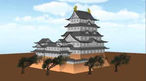 3D姫路城１(Unity)